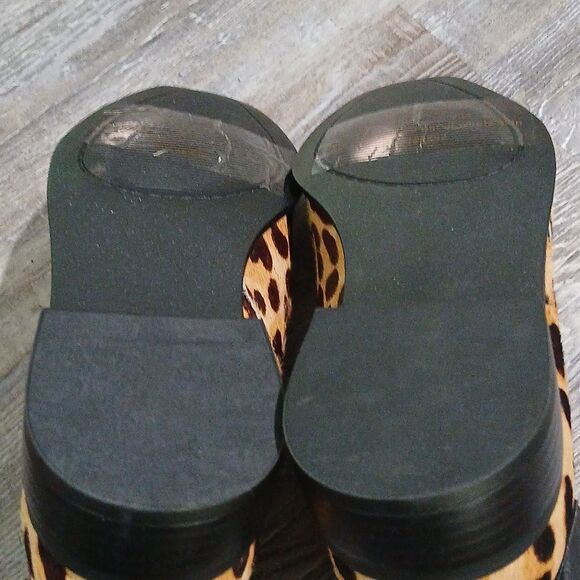 Steven‎ by Steve Madden Chavi-L Animal Leopard Print Calfhair Boots Sz 8 NEW - Picture 6 of 9